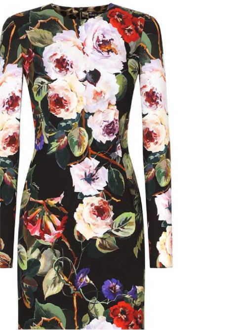 multicolour stretch-silk floral print Dolce & Gabbana | F6GAVTFSA56HN4YA